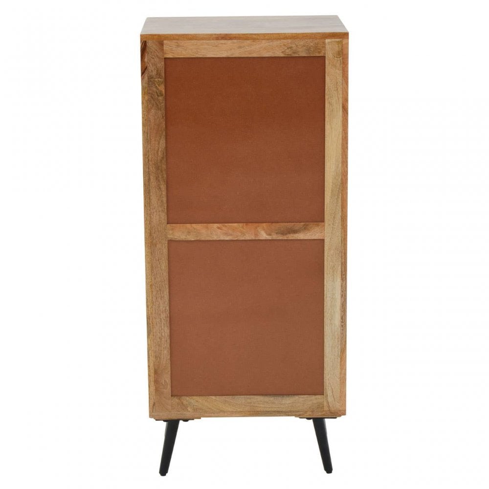 Boho Five Drawer Mango Wood Chest