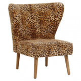 Cefena Black Velvet Chair