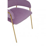 Tamzin Pink Velvet Dining Chair