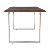 Hampstead Natural And Silver Dining Table