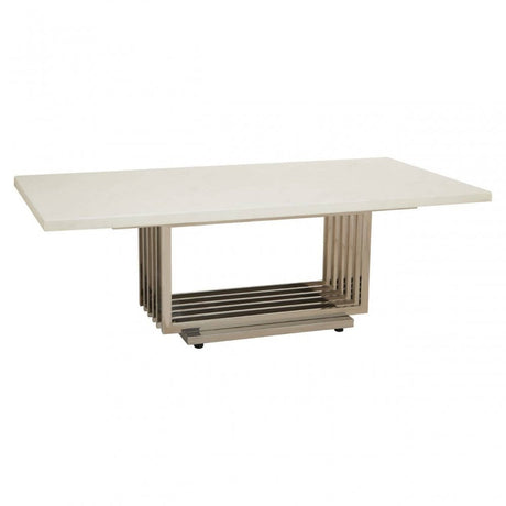 Moda White Marble Coffee Table