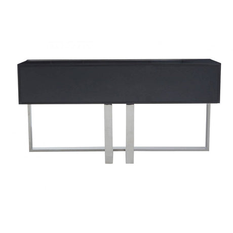Genoa Grey Finish Console Table