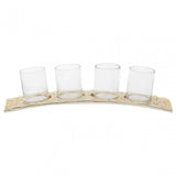 Akola Gold Rectangular Tealight Holder