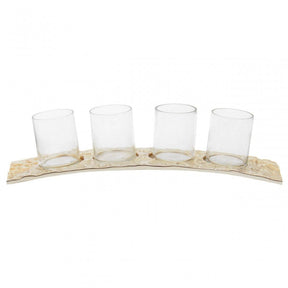 Akola Gold Rectangular Tealight Holder