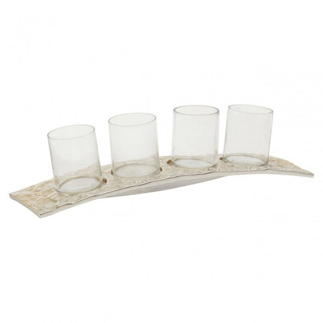 Akola Gold Rectangular Tealight Holder