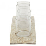 Akola Gold Rectangular Tealight Holder