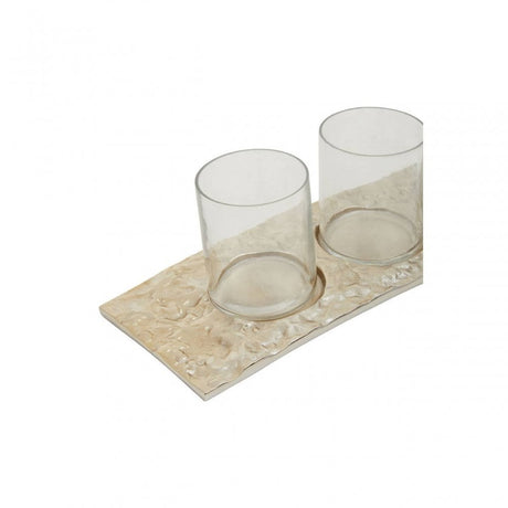 Akola Gold Rectangular Tealight Holder