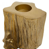 Akola Set Of Two Gold Tealight Holders