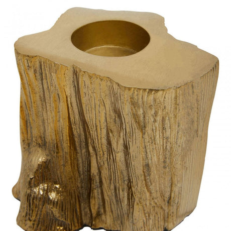 Akola Set Of Two Gold Tealight Holders