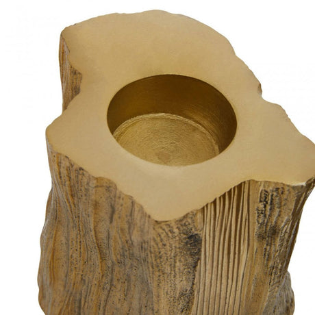 Akola Set Of Two Gold Tealight Holders