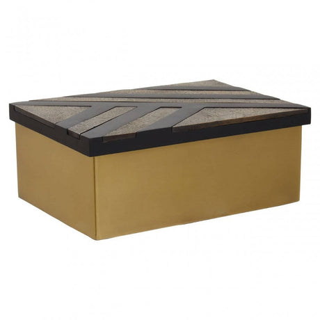 Aris Large Gold Trinket Box