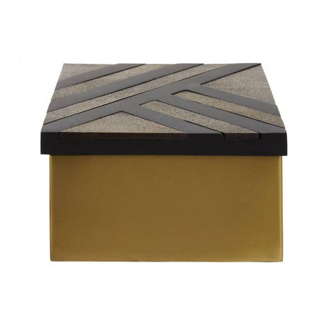 Aris Large Gold Trinket Box