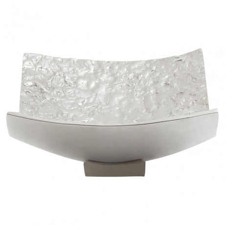 Akola Silver Rectangular Bowl