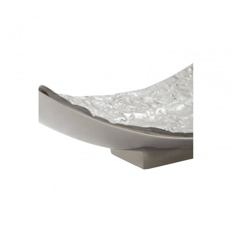 Akola Silver Rectangular Bowl