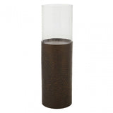 Akola Small Gold Floor Standing Candle Holder