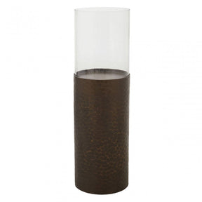 Akola Small Gold Floor Standing Candle Holder