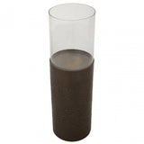 Akola Small Gold Floor Standing Candle Holder