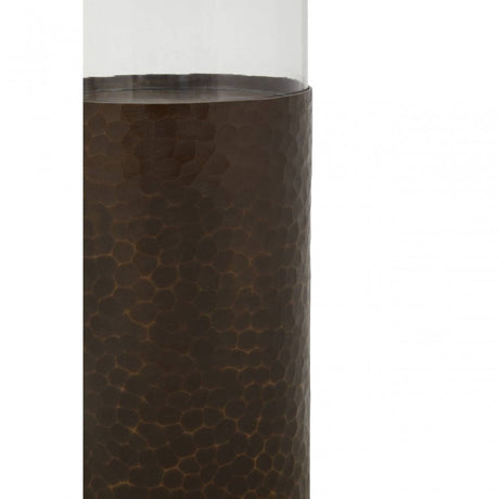 Akola Small Gold Floor Standing Candle Holder