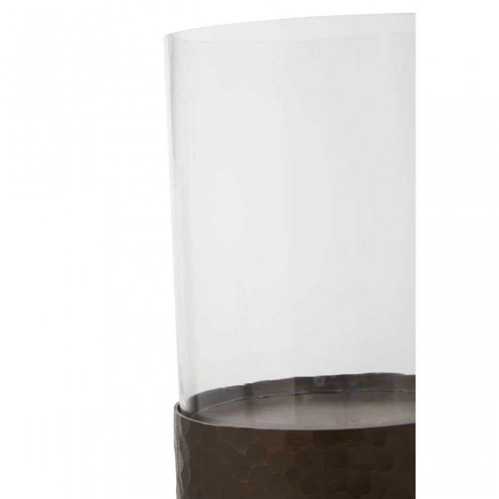 Akola Small Gold Floor Standing Candle Holder