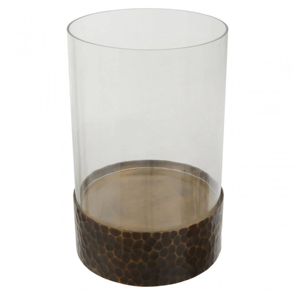 Akola Large Gold Candle Holder