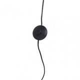Abira Five Bulb Black Marble Floor Lamp