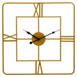 Kent Square Gold Finish Wall Clock