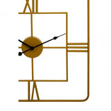 Kent Square Gold Finish Wall Clock
