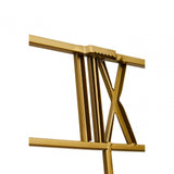 Kent Square Gold Finish Wall Clock