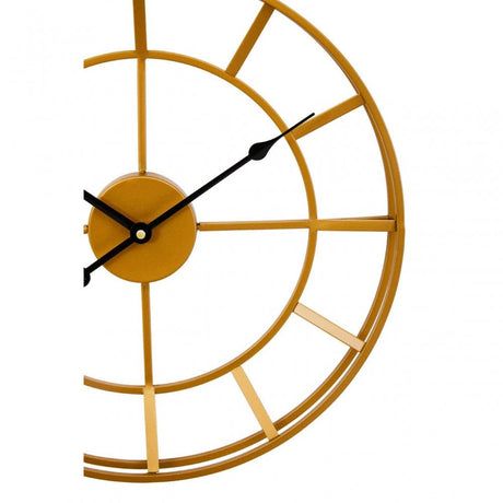 Kent Gold Frame And Black Detail Wall Clock
