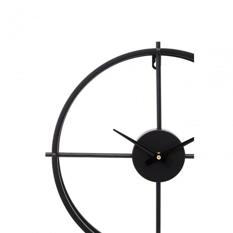 Kent Black Wall Clock