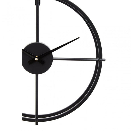 Kent Black Wall Clock
