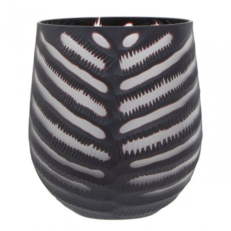 Hessa Small Chevron Cut Vase