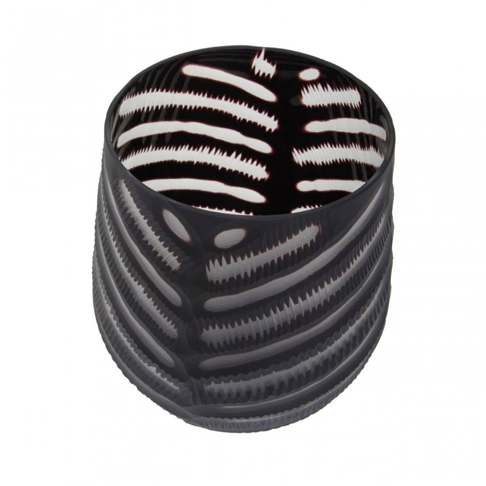 Hessa Small Chevron Cut Vase