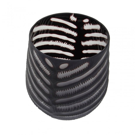 Hessa Small Chevron Cut Vase