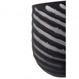 Hessa Small Chevron Cut Vase