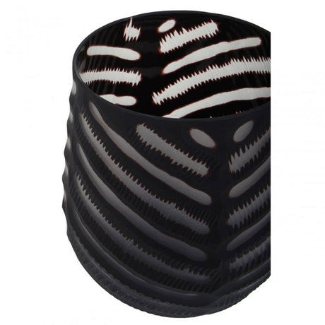 Hessa Small Chevron Cut Vase