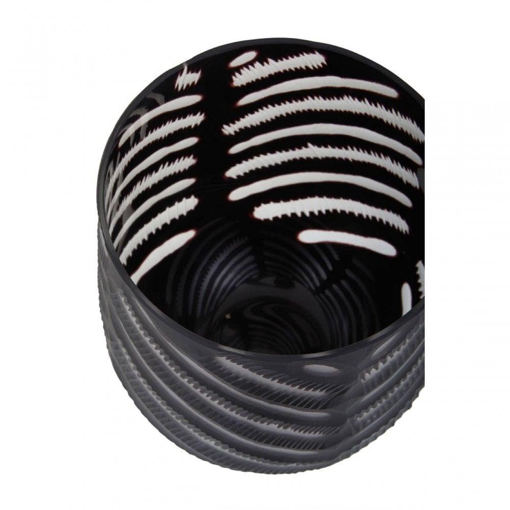 Hessa Small Chevron Cut Vase