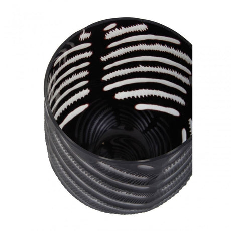 Hessa Small Chevron Cut Vase