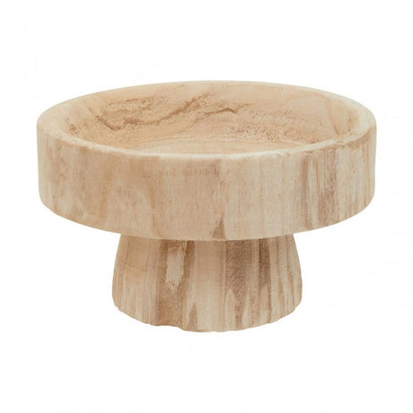 Arlo Natural Engraved Round Bowl