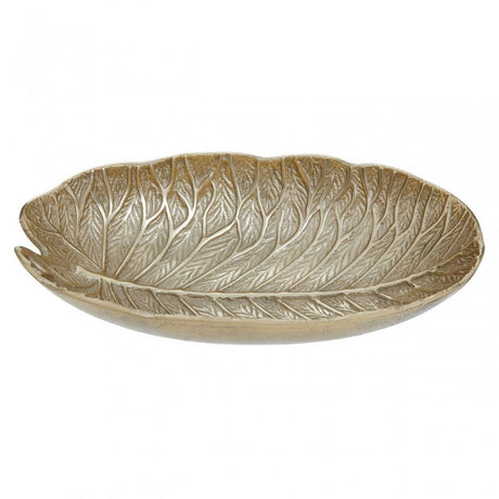 Salma Lotus Leaf Gold Finish Bowl