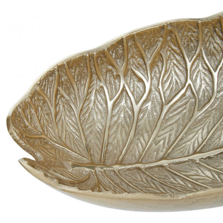 Salma Lotus Leaf Gold Finish Bowl