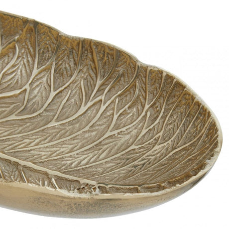Salma Lotus Leaf Gold Finish Bowl