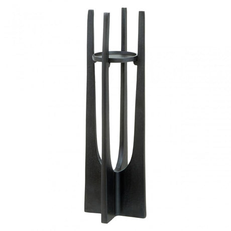 Dante Large Grey Candle Holder