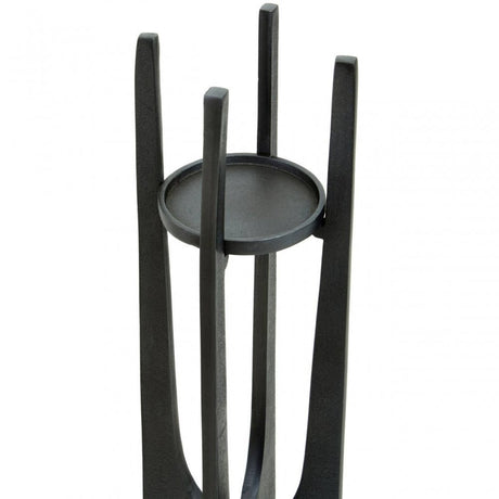 Dante Large Grey Candle Holder