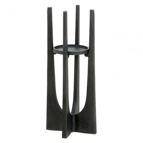 Dante Small Grey Candle Holder