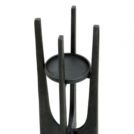 Dante Small Grey Candle Holder