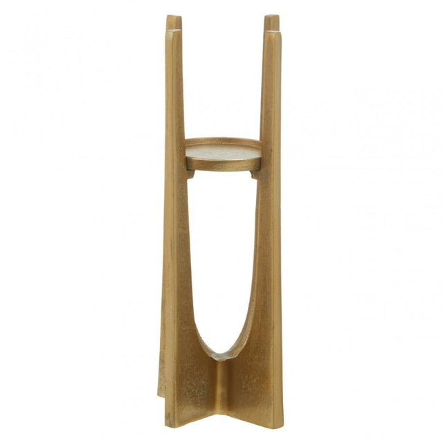 Dante Small Gold Candle Holder