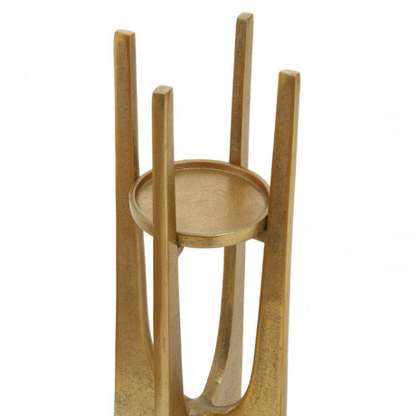 Dante Small Gold Candle Holder