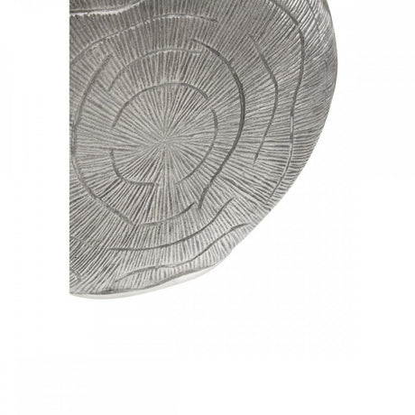 Silva Large Oak Effect Silver Vase