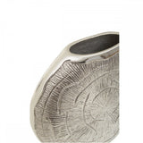 Silva Small Oak Effect Silver Vase